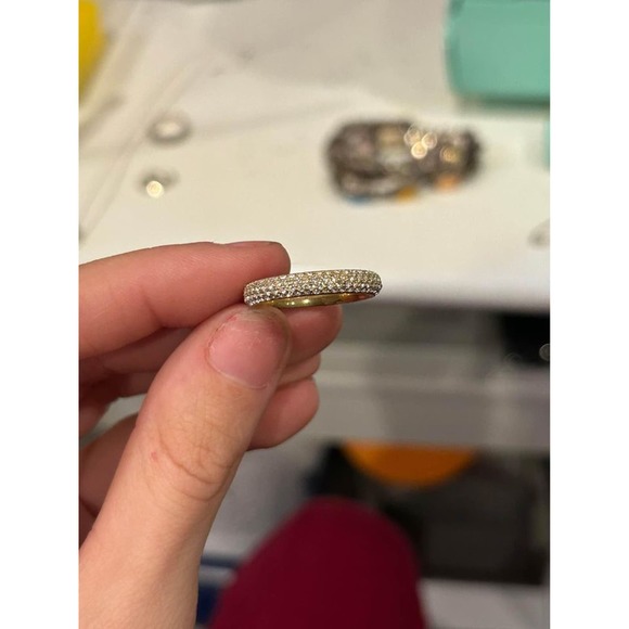 michael kors pave ring 8 - Picture 1 of 1